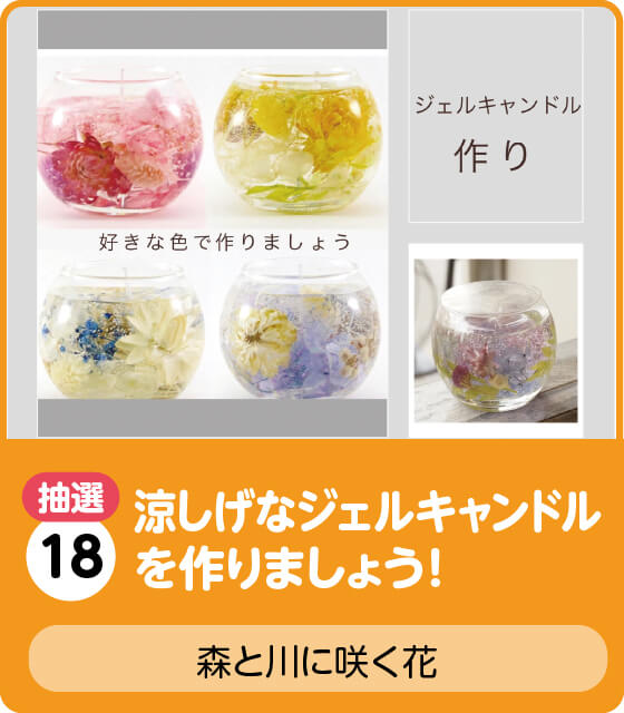 森と川に咲く花
